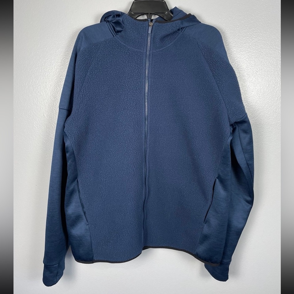 Russell Fleece Front Hoodie Mens Size Large